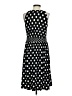 Apt. 9 Polka Dots Black Casual Dress Size S - photo 2