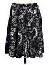 Grace Elements Argyle Black Casual Skirt Size L - photo 1