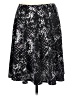 Grace Elements Argyle Black Casual Skirt Size L - photo 2