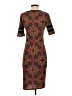 Lularoe Print Brown Cocktail Dress Size XS - photo 2