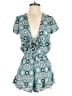 Millau 100% Rayon Paisley Teal Romper Size XS - photo 1