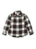 Amazon Essentials 100% Cotton Plaid Green Long Sleeve Button-Down Shirt Size 4T - photo 1
