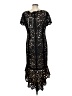 Shani 100% Polyester Black Cocktail Dress Size 8 - photo 2