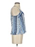 mae 100% Rayon Blue Sleeveless Blouse Size S - photo 4
