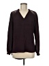 Fortune + Ivy 100% Polyester Burgundy Long Sleeve Blouse Size M - photo 1