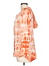 A'gaci 100% Rayon Tie-dye Orange Long Sleeve Blouse Size L - photo 5