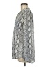 Kut from the Kloth 100% Polyester Animal Print Silver Long Sleeve Blouse Size M - photo 5