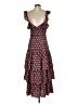 Likely 100% Polyester Hearts Burgundy Casual Dress Size 2 - photo 2