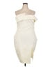 Touch Ivory Cocktail Dress Size 3X - photo 1