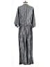 Stevie May 100% Polyester Metallic Silver Jumpsuit Size S - photo 2