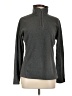 Lands' End 100% Polyester Gray Turtleneck Sweater Size 10 - 12 - photo 1