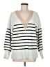 Unbranded Stripes White Pullover Sweater Size M - photo 1