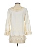 Democracy 100% Rayon Ivory 3/4 Sleeve Blouse Size XS - photo 2