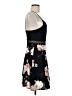 Shein 100% Polyester Floral Black Cocktail Dress Size 6 - photo 4