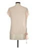 Unbranded Ivory Short Sleeve Blouse Size M (estimated) - photo 2