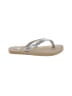Flojos Silver Tan Flip Flops Size 1 (baby) - photo 1