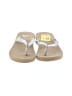 Flojos Silver Tan Flip Flops Size 1 (baby) - photo 2