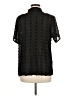Unbranded 100% Polyester Polka Dots Black Short Sleeve Blouse Size M - photo 2