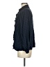 CAbi 100% Rayon Checkered-gingham Blue Long Sleeve Blouse Size M - photo 5