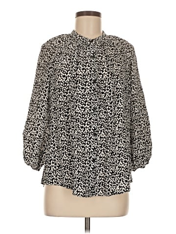 Elorie 3/4 Sleeve Silk Top (view 1)