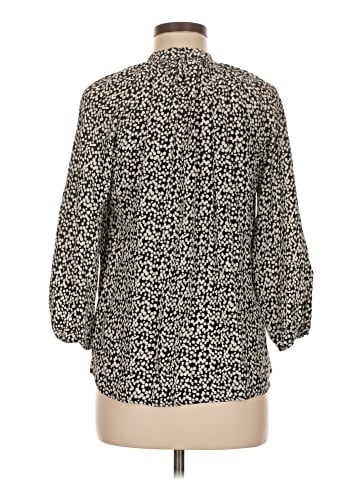Elorie 3/4 Sleeve Silk Top (view 2)