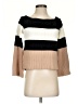 Le Lis Color Block Tan Pullover Sweater Size S - photo 1