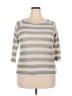 Roz & Ali Gray Pullover Sweater Size 2X - photo 1