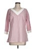 Assorted Brands Pink 3/4 Sleeve Blouse Size M (estimated) - photo 1