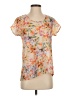 Japna Orange Short Sleeve Blouse Size XS - photo 1