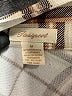 Passport Plaid Brown 3/4 Sleeve Blouse Size M - photo 6