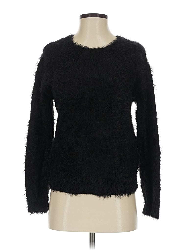 Pre-owned Pink Lily Pullover Sweater In Black