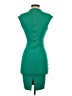 Privy Solid Green Cocktail Dress Size S - photo 2