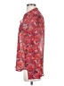 Kut from the Kloth 100% Polyester Floral Red Long Sleeve Blouse Size XS - photo 5
