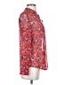Kut from the Kloth 100% Polyester Floral Red Long Sleeve Blouse Size XS - photo 4