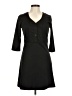 Meaneor Solid Black Casual Dress Size M - photo 1
