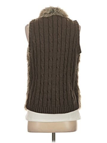 Joseph A. Faux Fur Vest (view 2)