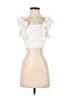 Surf Gypsy Ivory Sleeveless Blouse Size M - photo 1