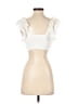 Surf Gypsy Ivory Sleeveless Blouse Size M - photo 2