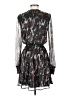 Evereve Animal Print Black Cocktail Dress Size XS - photo 2