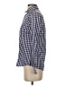 UNTUCKit 100% Cotton Checkered-gingham Blue Long Sleeve Blouse Size 2 - photo 5