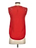 J.Crew 100% Polyester Red Sleeveless Blouse Size 00 - photo 2