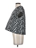 Abbey Glass Animal Print Silver Short Sleeve Blouse Size S - photo 5