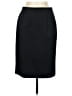 Classiques Entier 100% Polyester Solid Black Casual Skirt Size 8 - photo 1