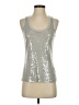 Velvet 100% Rayon Silver Tank Top Size P (petite) - photo 1