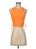 Princess Polly 100% Polyester Orange Sleeveless Top Size 2 - photo 1