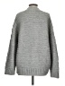 Ann Taylor LOFT Solid Gray Turtleneck Sweater Size XS - photo 2