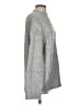 Ann Taylor LOFT Solid Gray Turtleneck Sweater Size XS - photo 4