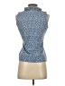 J. McLaughlin Blue Sleeveless Blouse Size S - photo 2
