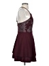 Speechless Burgundy Cocktail Dress Size 0 - photo 4
