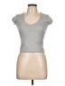 Mark Edwards Metallic Gray Sleeveless T-Shirt Size L - photo 1